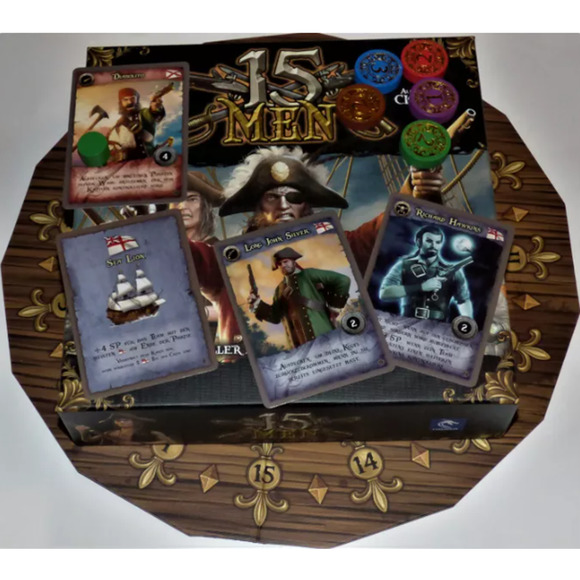 15 Men NEW Pirate Board Game - Picture 4 of 4